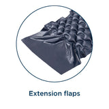 Alerta Bubble 2 Overlay Alternating Air Mattress System extension flaps