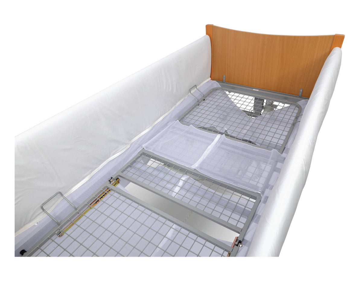 MIP Connected Bed Rail Protectors in use