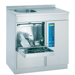 Meiko TopLine 40 freestanding washer-disinfector with built-in slop sink