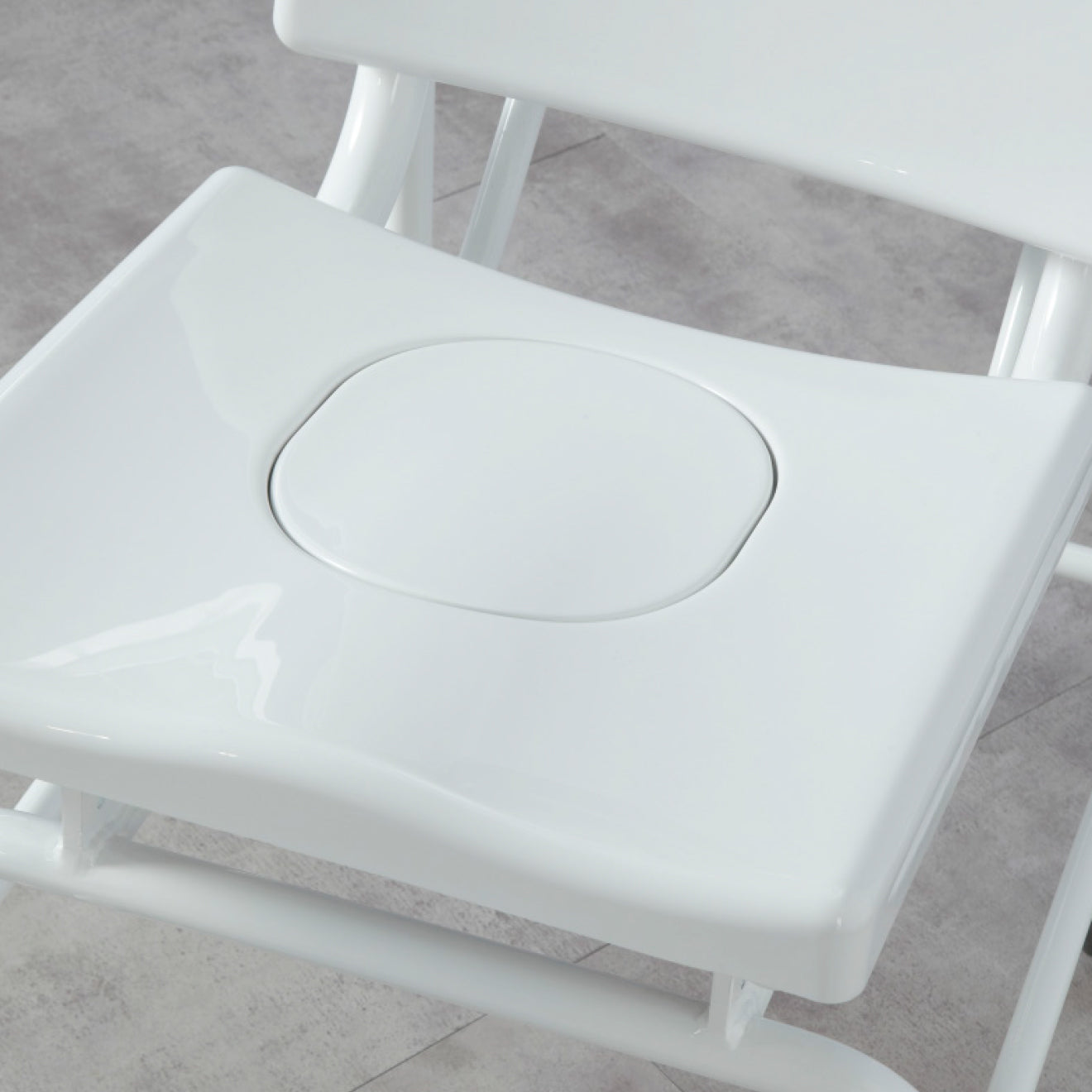 Excel 300 Fixed Bath swing seat close up view