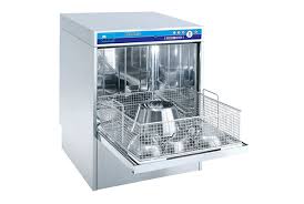 Meiko TopClean 60 showing the racking and storage of the machine