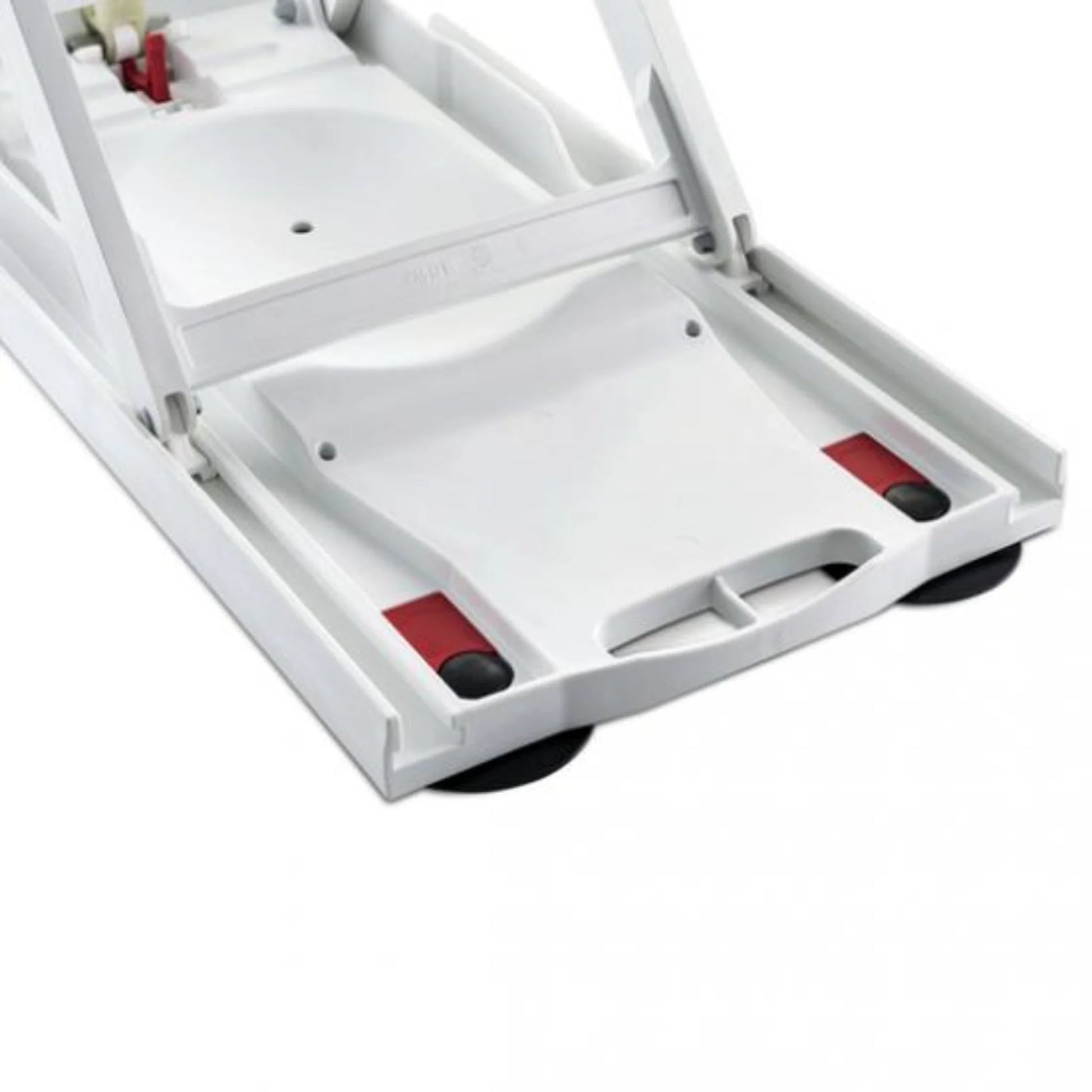 Aquatec Orca bath lift separated into backrest and seat for convenient storage and portability