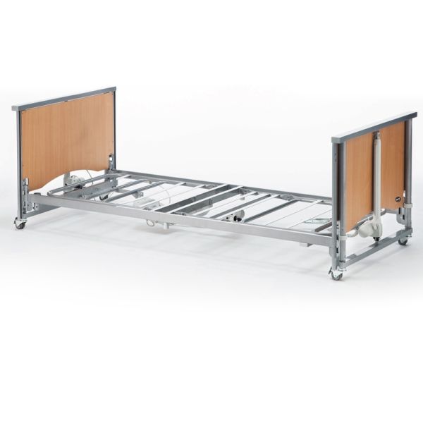 A full view of a medley ergo low profile bed.