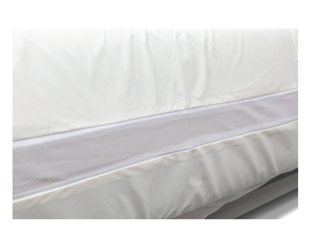 MIP MRSA Resistant Full Length Mesh Bed Rail Protectors showing mesh padding