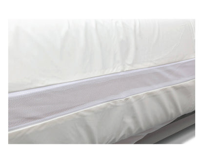 MIP MRSA Resistant Full Length Mesh Bed Rail Protectors showing mesh padding