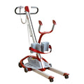 Molift Quick Raiser 2 sit-to-stand hoist full view with low base and mast