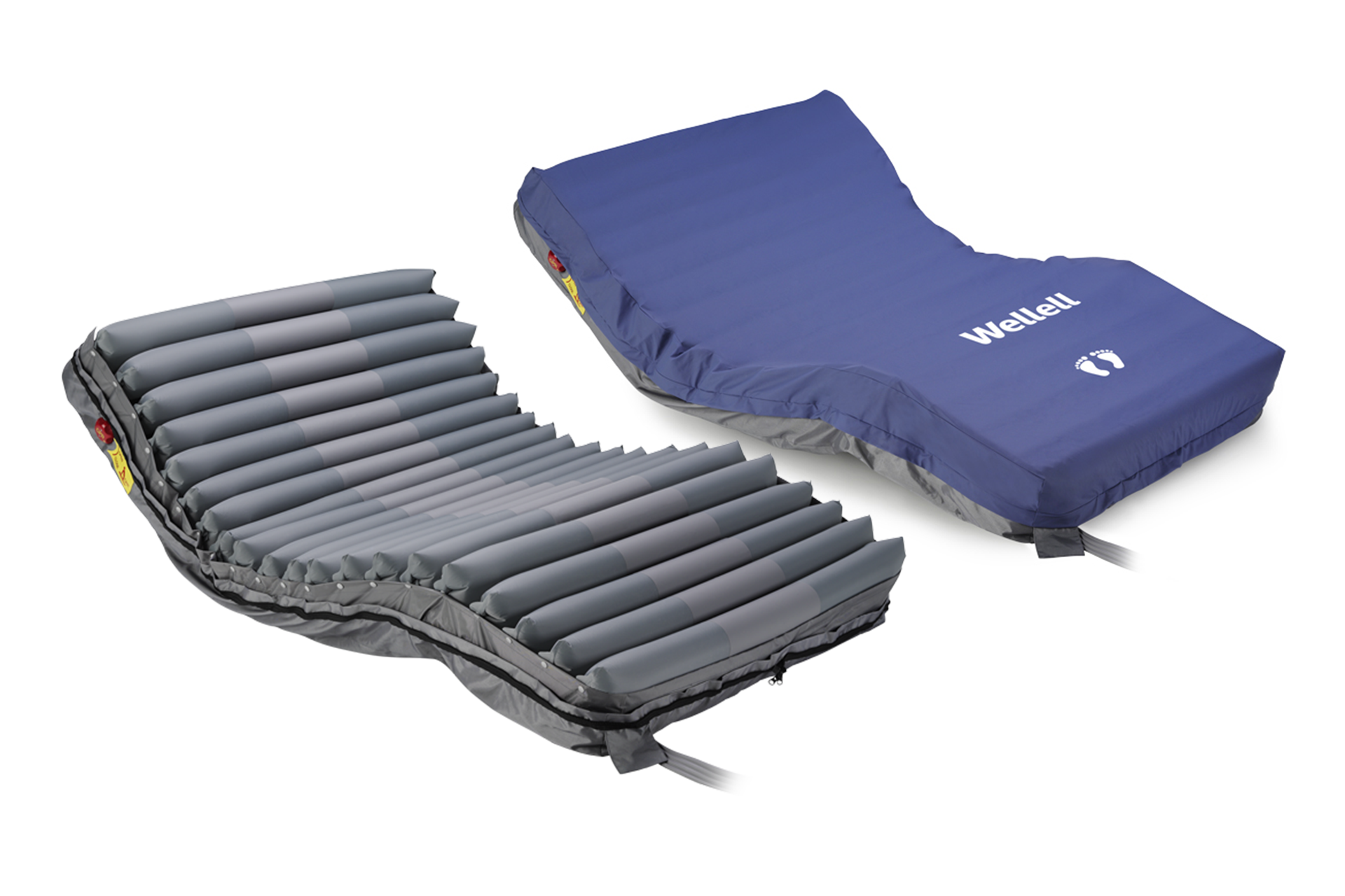Display of wider mattress coverage (120 cm) designed for bariatric comfort.