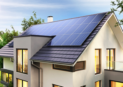 BGP Electrical solar panels installed on a home