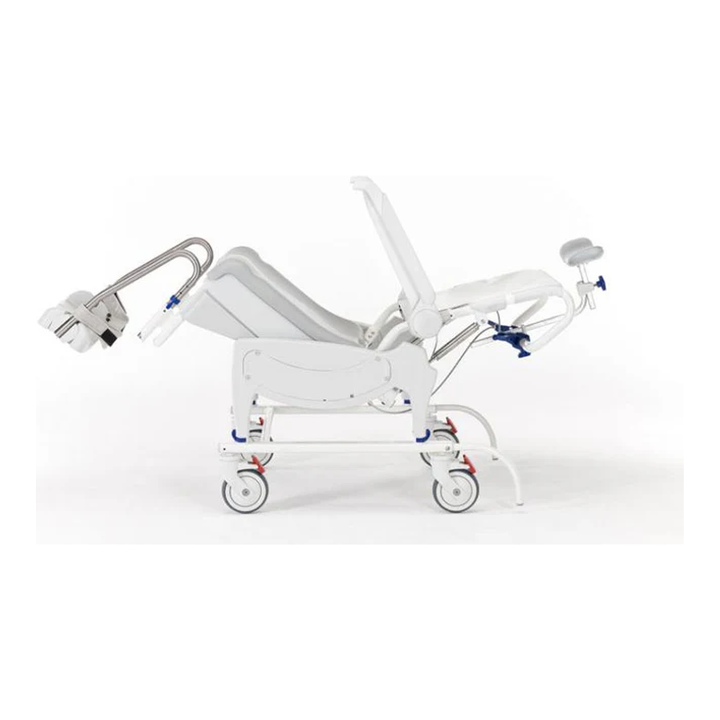Invacare Aquatec Ocean VIP Ergo Tilt-in-Space Shower Commode side view