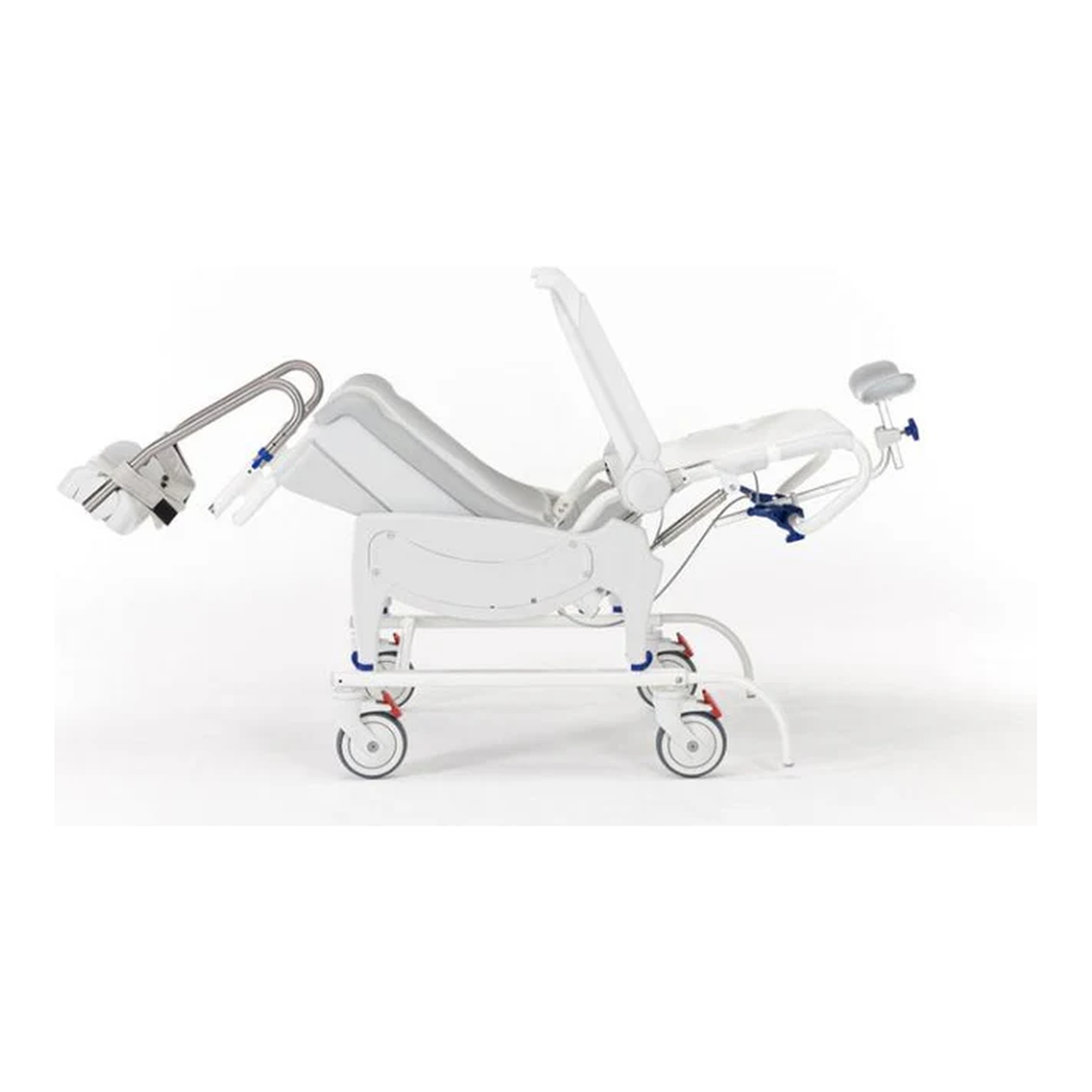 Invacare Aquatec Ocean VIP Ergo Tilt-in-Space Shower Commode side view