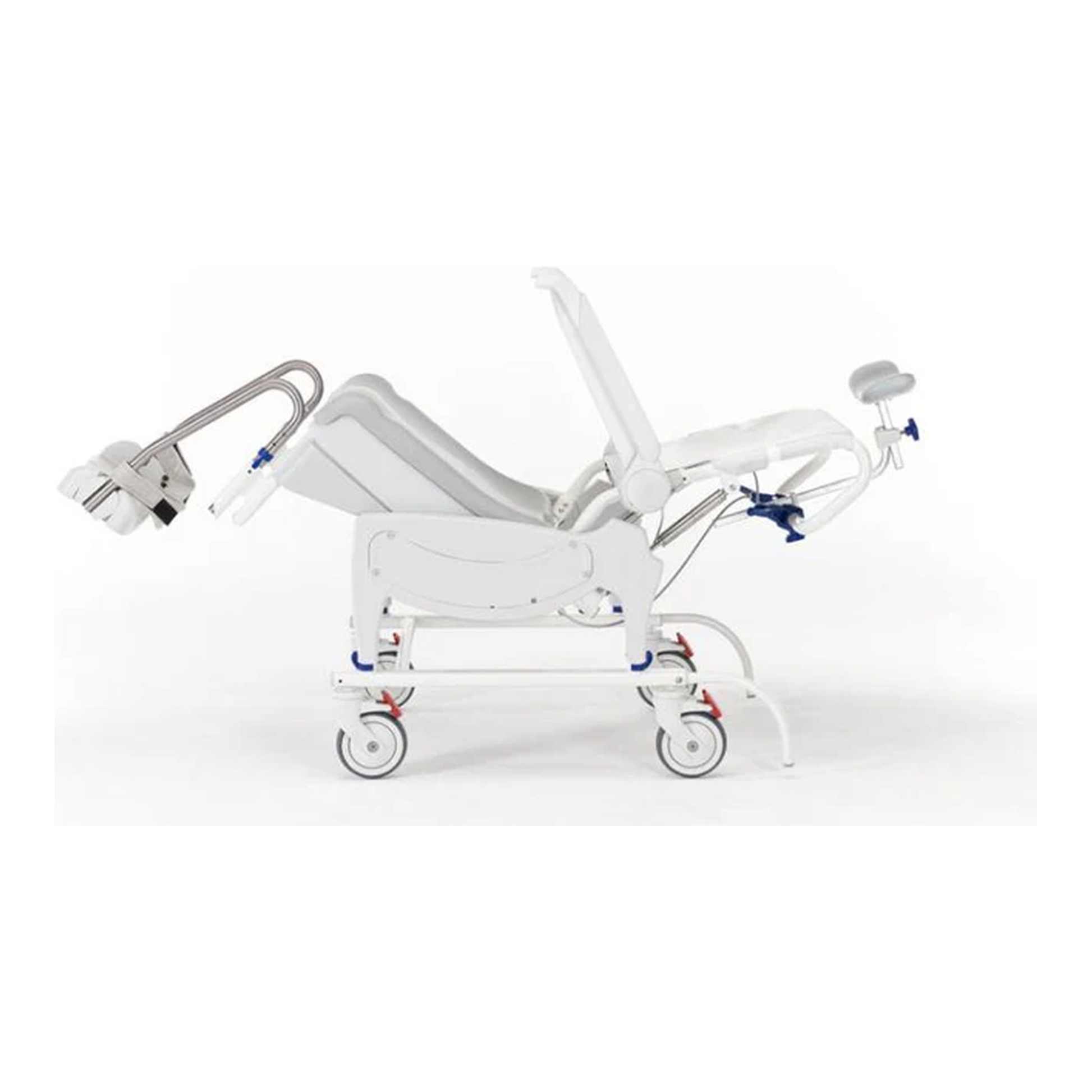 Invacare Aquatec Ocean VIP Ergo Tilt-in-Space Shower Commode side view