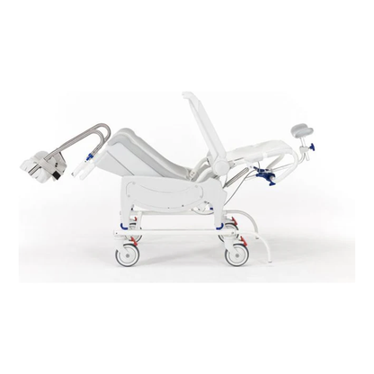 Invacare Aquatec Ocean VIP Ergo Tilt-in-Space Shower Commode side view