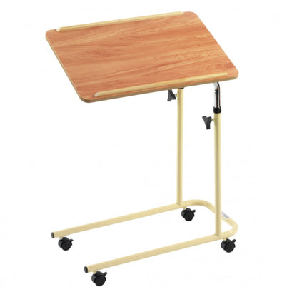 L Style Overbed Table with Castors