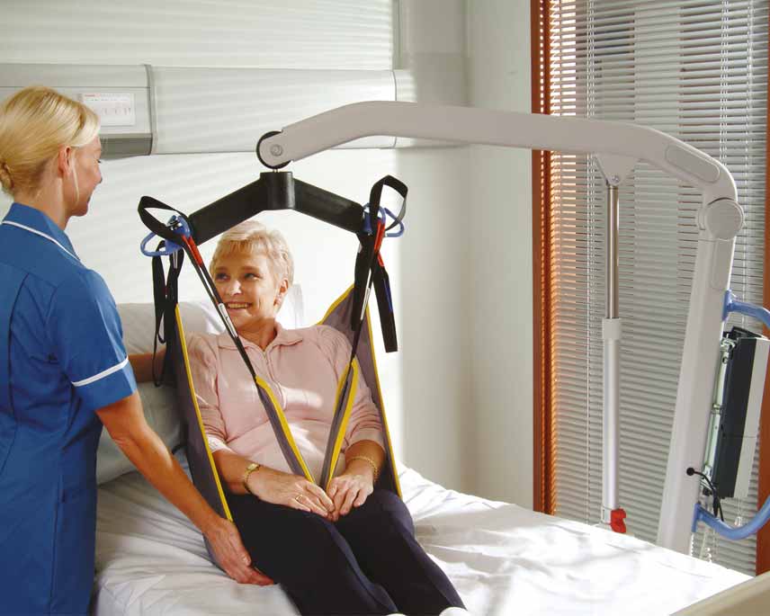 Side view of Oxford Presence lifting a patient sling