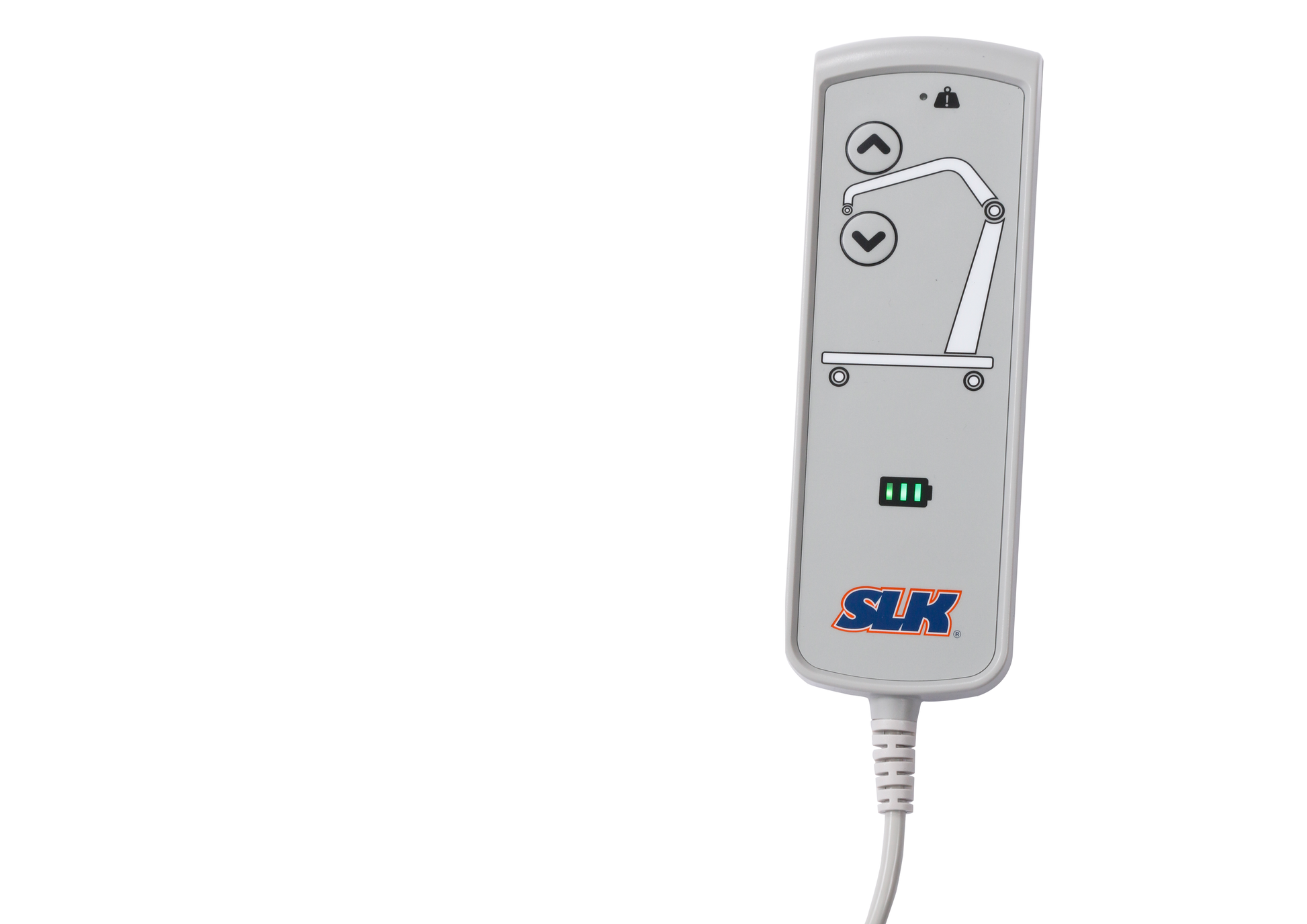 Handheld remote control for Carry 185 Classic Hoist with user-friendly interface.