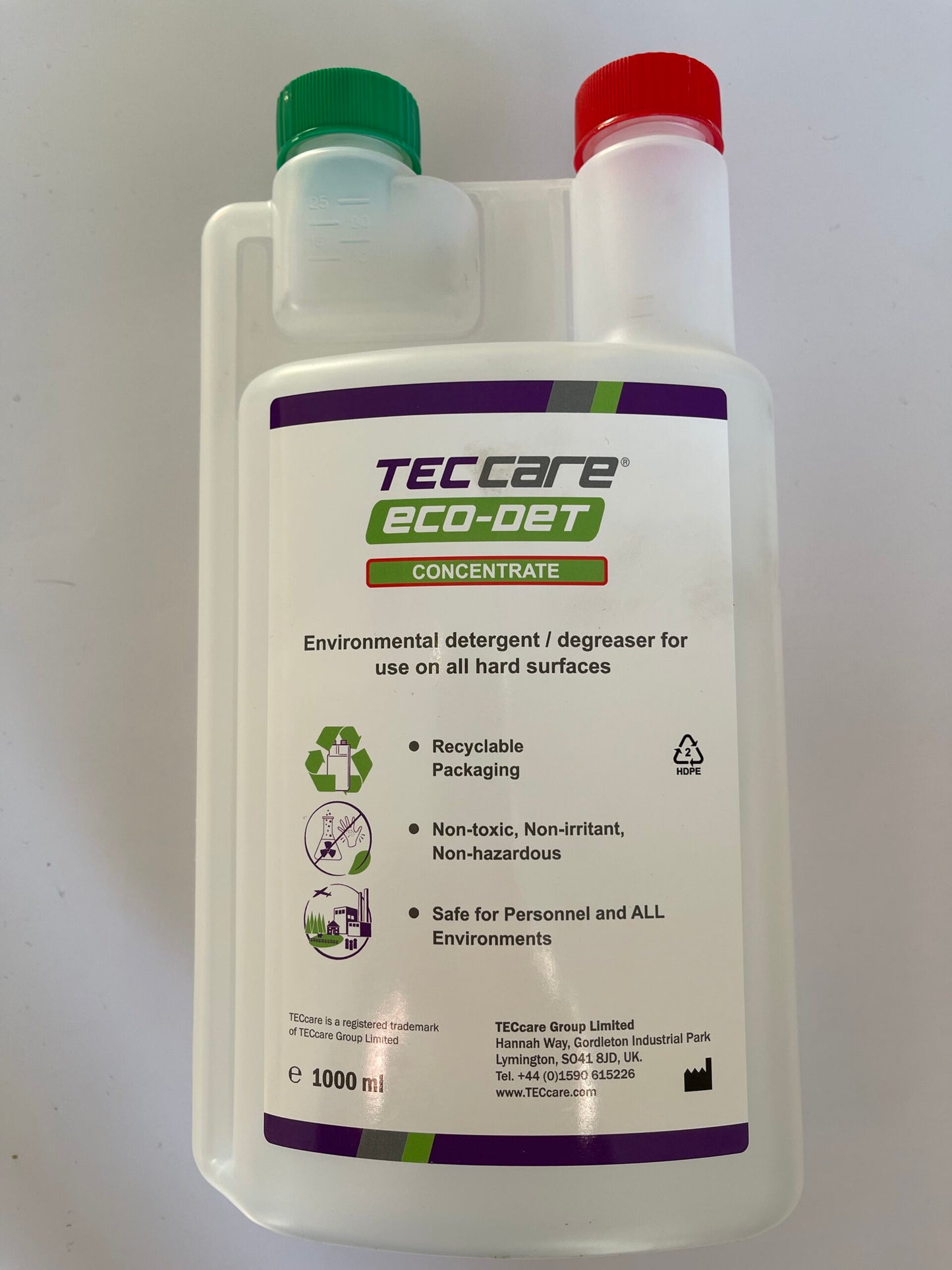 Full view photo of the Teccare Eco-Det Cleaner and degreaser