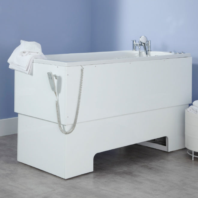 Care Home height-adjustable bath c/w Installation, 3 Year Warranty & Service