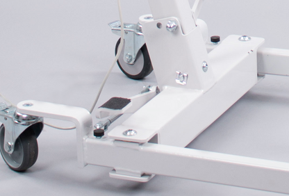 Carry 185 Classic Hoist folded for easy transport and storage.